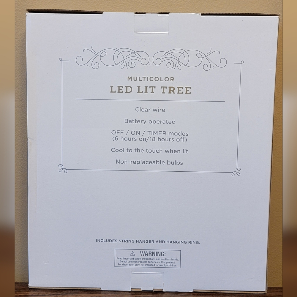Neon Multicolor LED Lit Tree New Target Wondershop Light Decor‎ Silhouette Sign - Picture 3 of 3